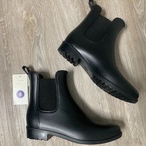 Black A New Day Waterproof Ankle Boots